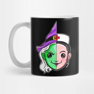 Half Witch Half Nurse Wonderhealer Costume Halloween Mug